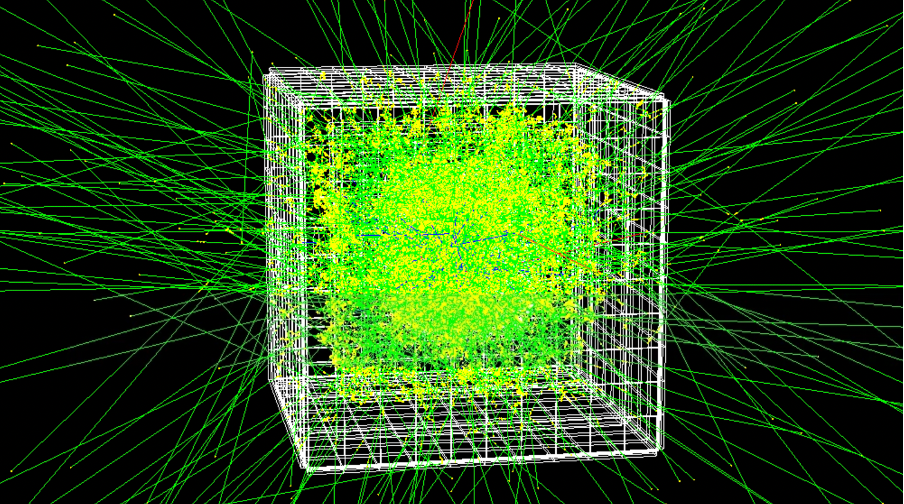 Simulation render of Proposed HIBEAM Detector